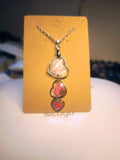 Pendentifs triples cœurs